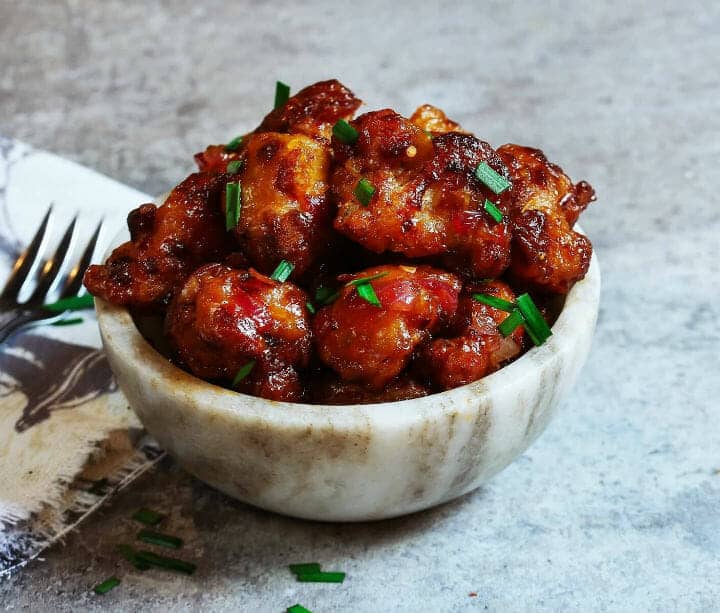 Paneer Manchurian Dry