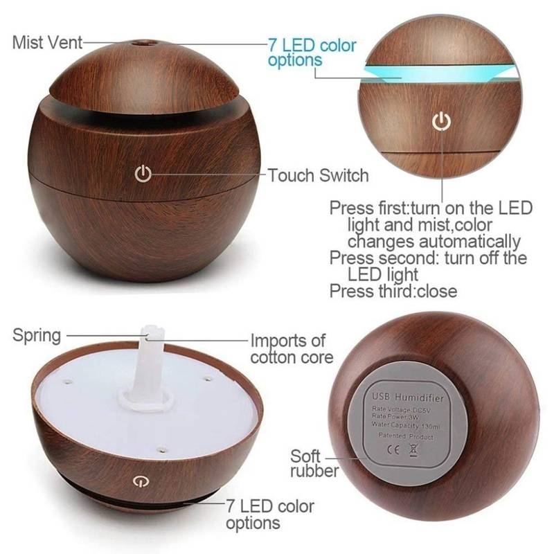 Humidifier Diffuser Home ImproWoodenvement