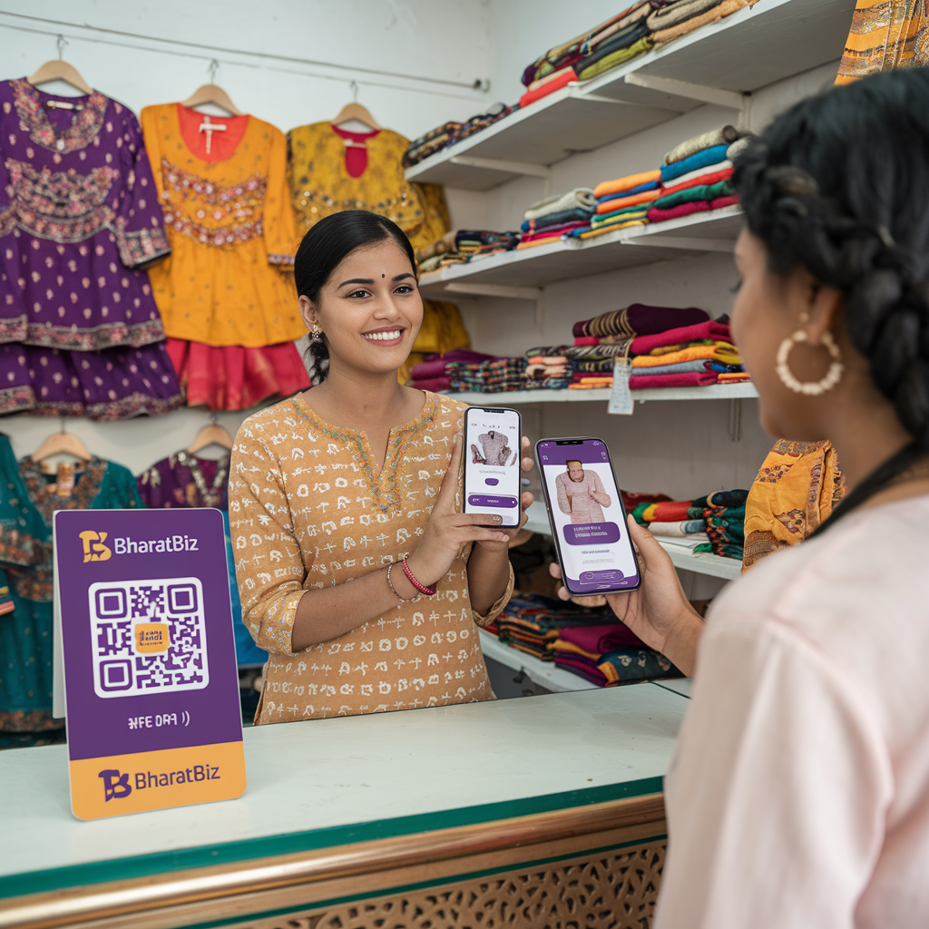 How a Kurti Shop Owner in Jaipur Went Digital in Just 5 Minutes – A Case Study on BharatBiz